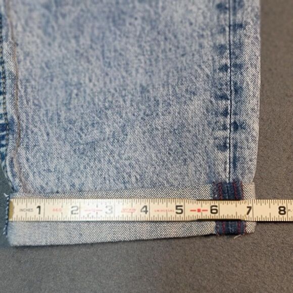 NWT Seven7 Women's Blue Jeans High Rise Boyfriend Size 14 Rolled Cuff Hem - Picture 12 of 15